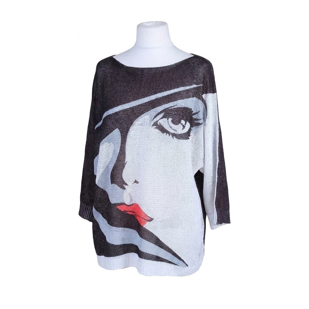 NEW GIGI MODA viso batwing sweater in black